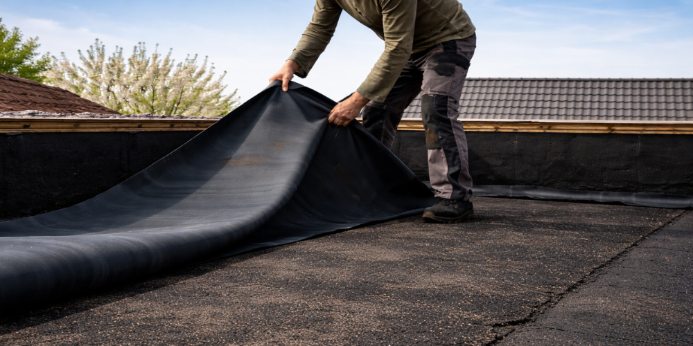 EPDM over bitumen