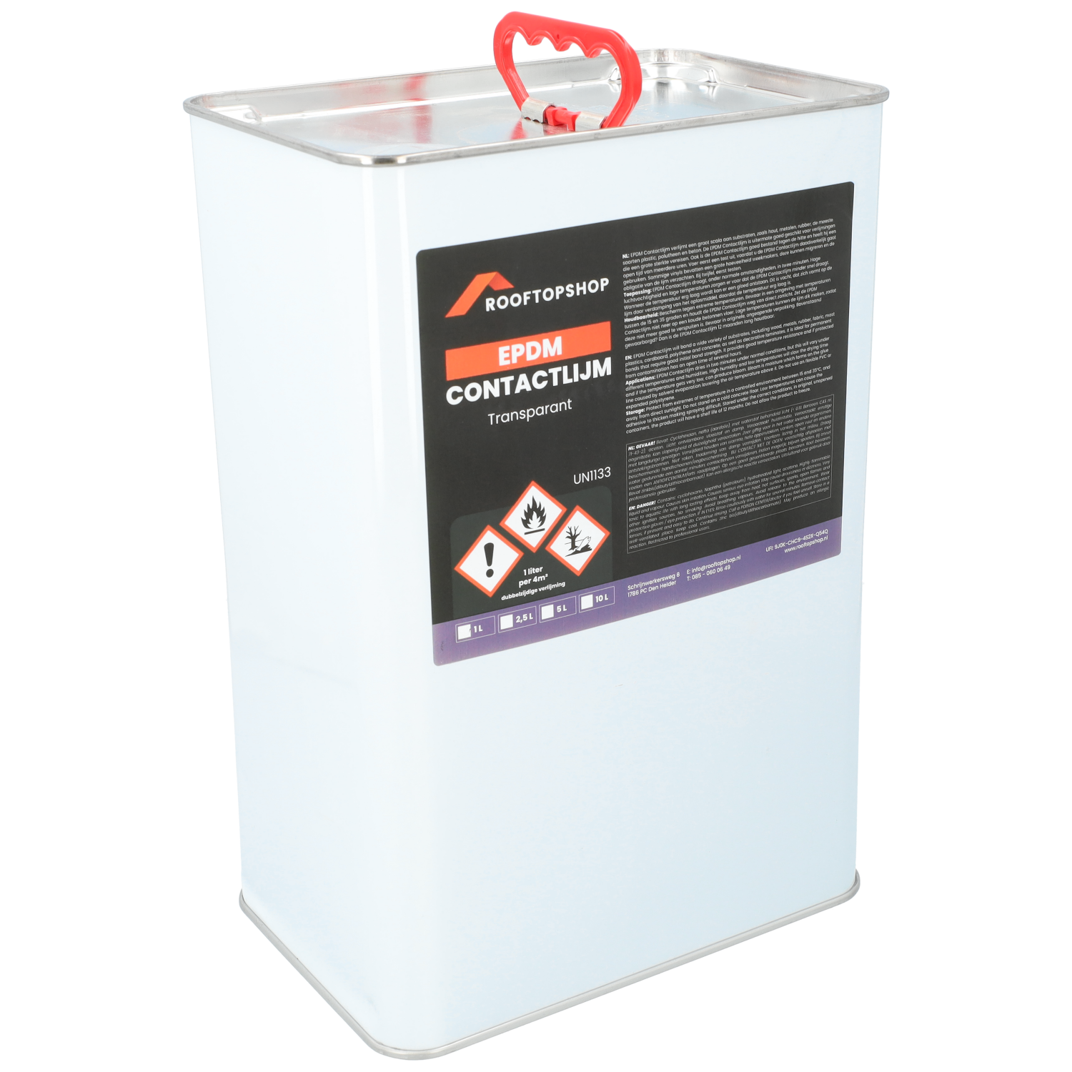 EPDM contactlijm 10 liter