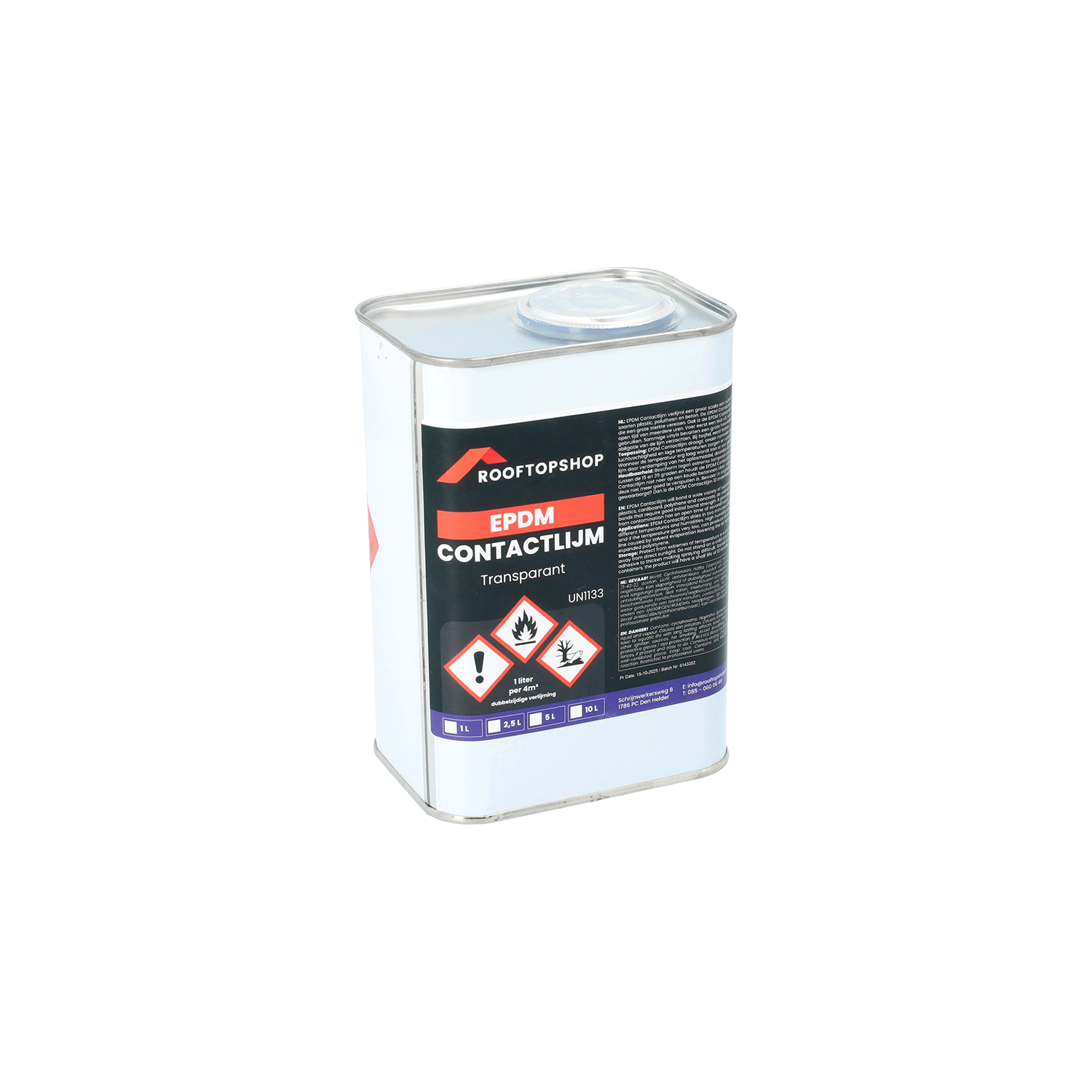 EPDM contactlijm 1liter