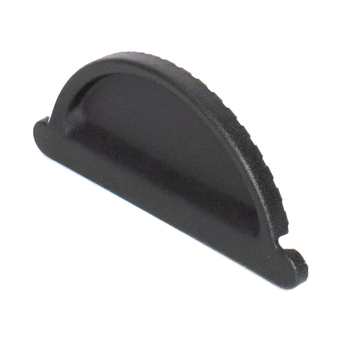 Dakgoot Eindstuk 125 mm (Zwart RAL 9005)