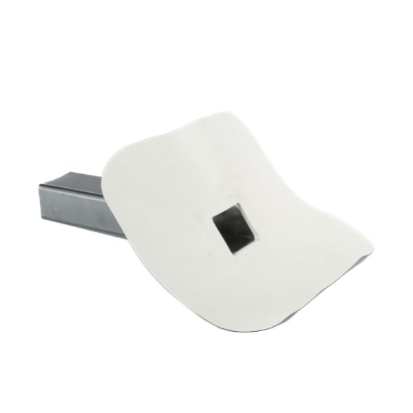 EPDM Stadsuitloop 45° 80x60mm - Wit