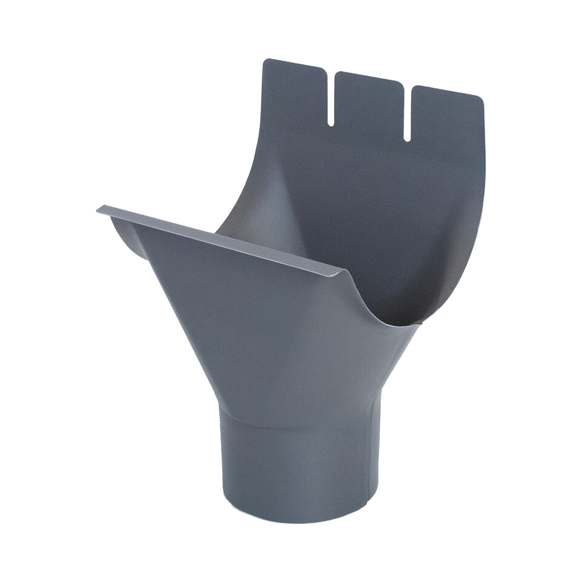 HWA Gootuitloop – 125 naar 90 mm (Grafietgrijs RAL 7024)