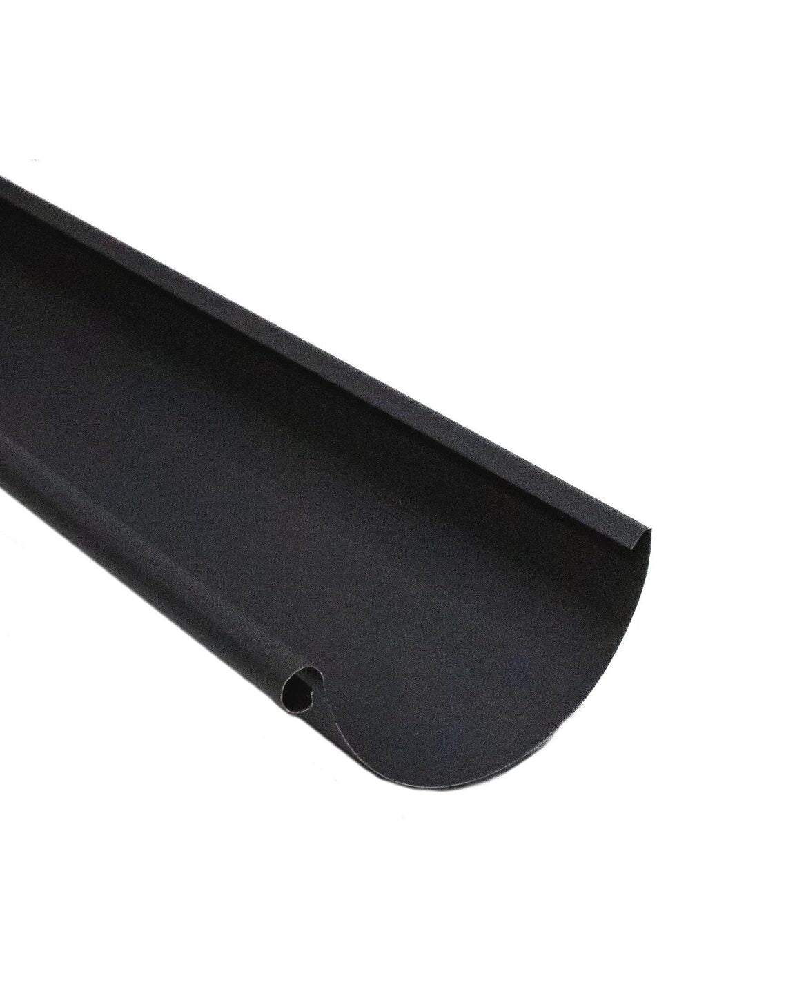 Dakgoot 125 mm – Lengte 1,72 meter (Zwart RAL 9005)