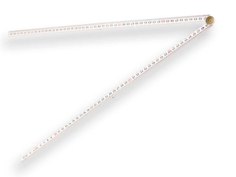 Duimstok glasfiber wit 2