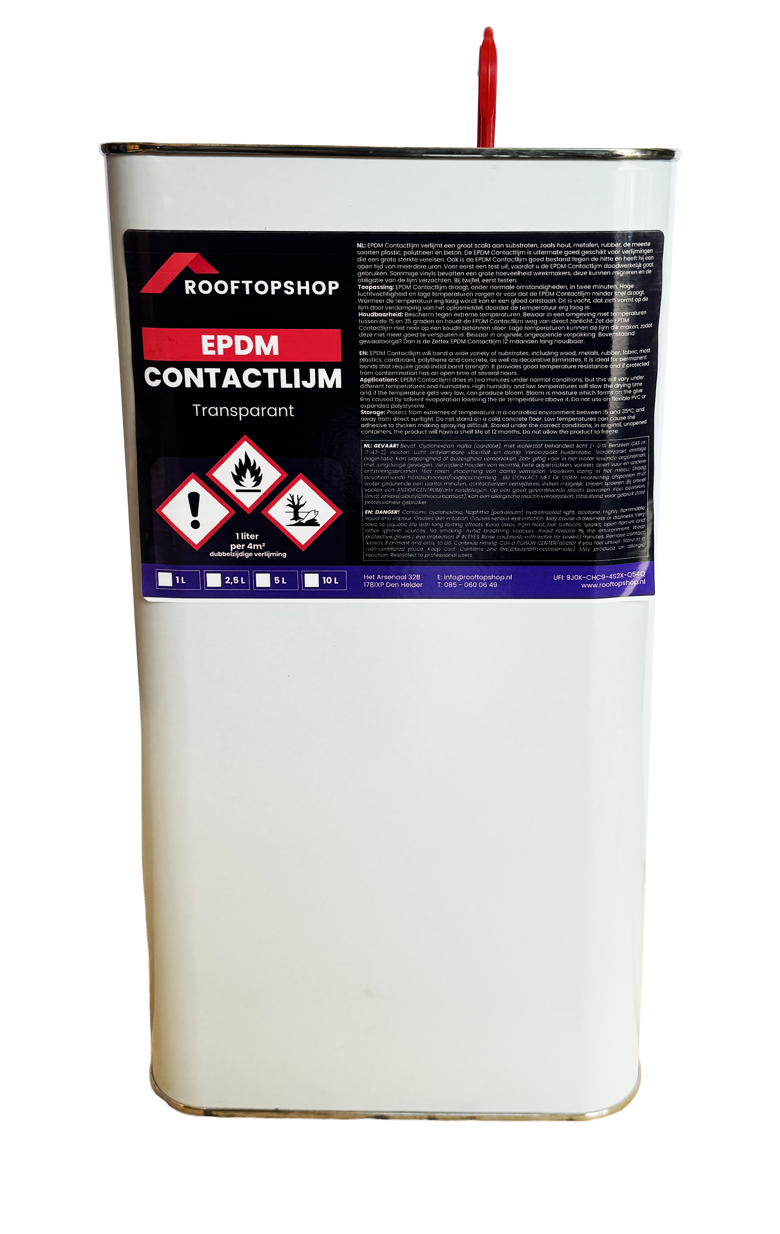 EPDM contactlijm 5 liter