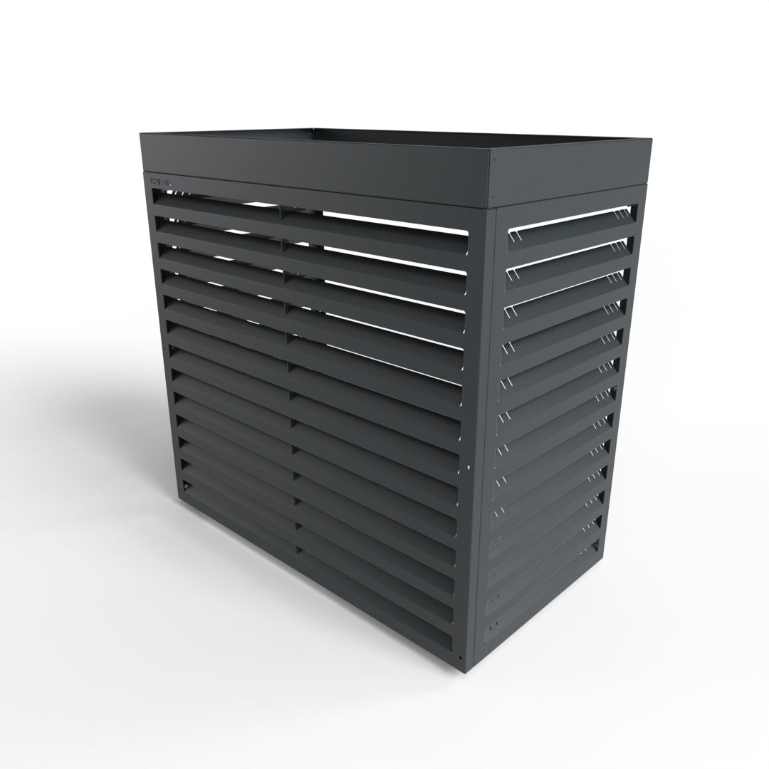 EcolinesCover met plantenbak maat L in Antraciet (RAL 7016)