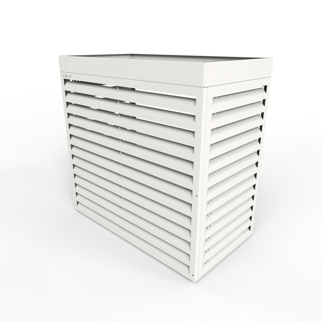 EcolinesCover met plantenbak maat L in Wit (RAL 9010)