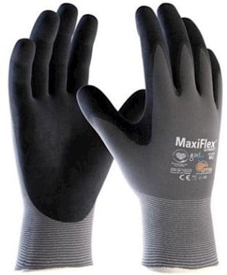 Maxiflex handschoen zwart grijs  xl